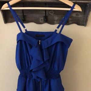 Royal Blue Mini Dress